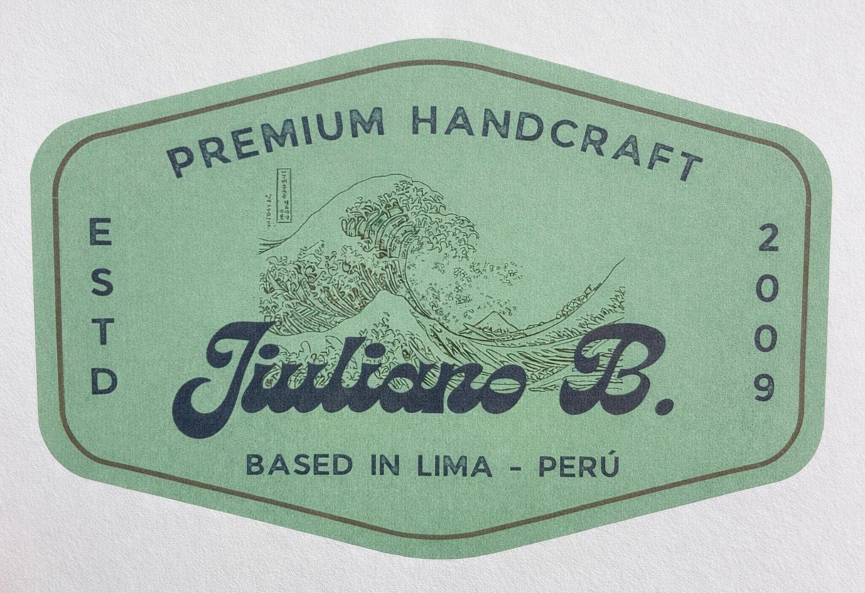 Logo retro Jiuliano Bonino hand craft